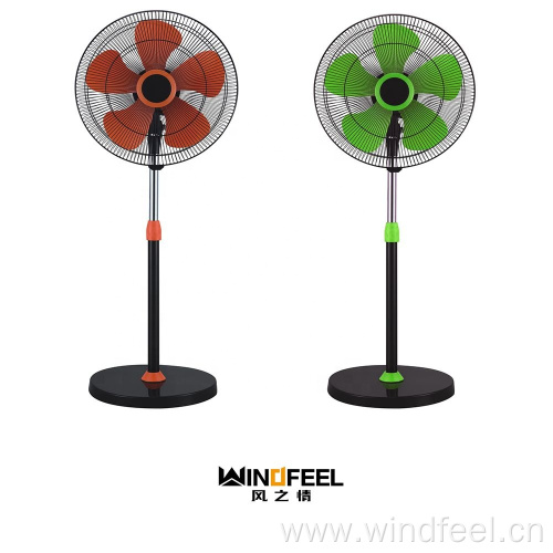 16Inch Stand Fan Colourful Blade Electric Stand Fan